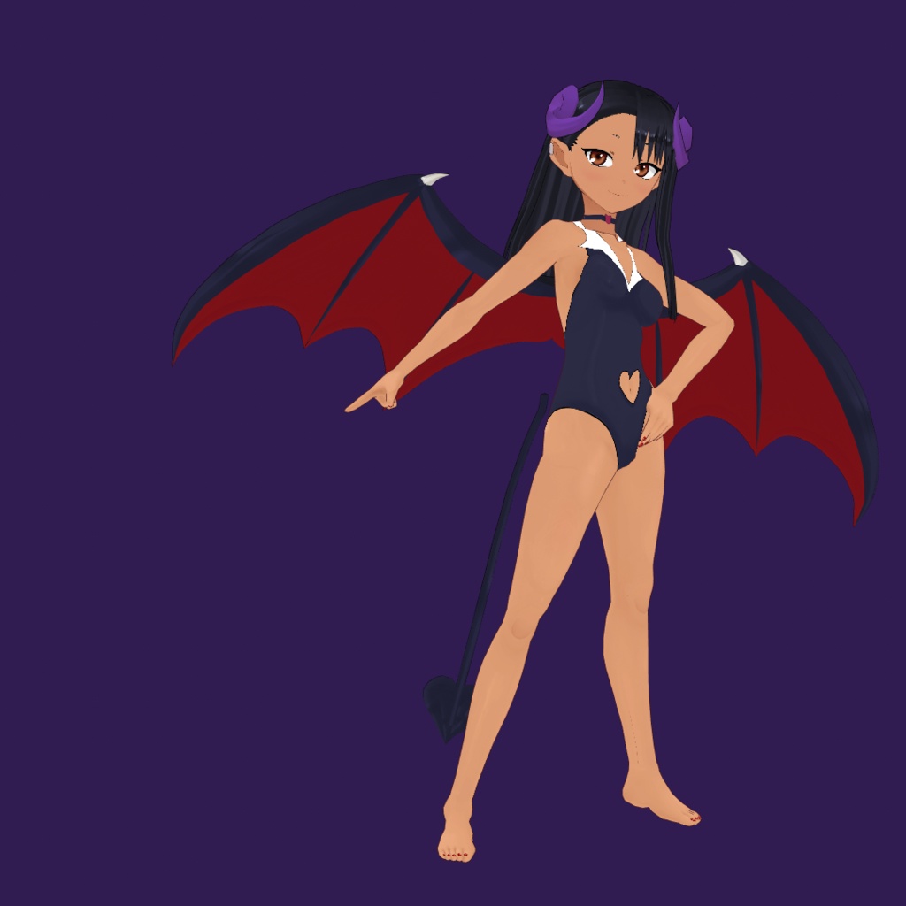 Vroid 3d model Magatoro .vrm .pmx