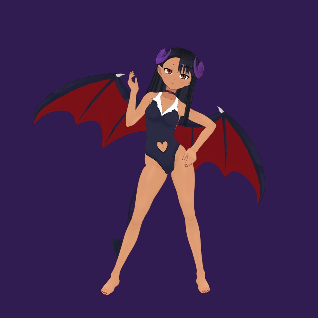 Vroid 3d model Magatoro .vrm .pmx