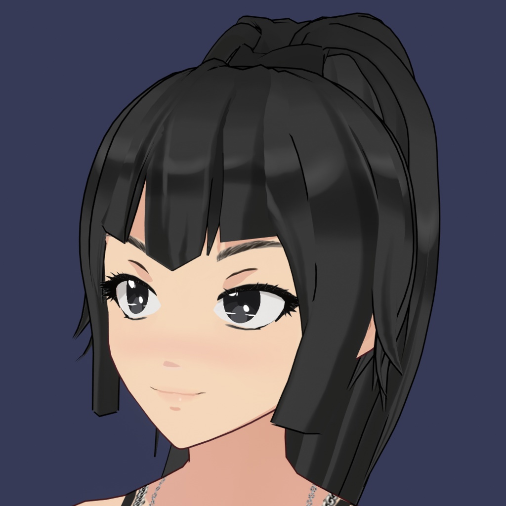 Black Tail Hair Preset