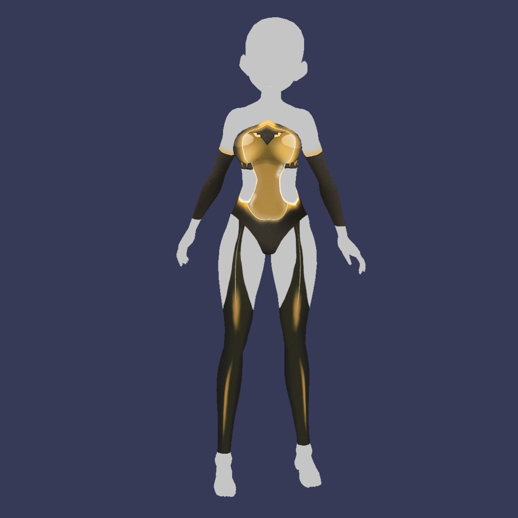 Body Neon Fantasy Vroid Body texture