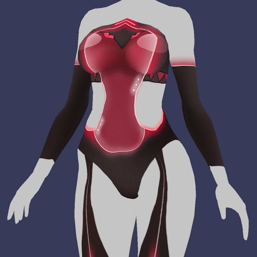 Body Neon Fantasy Vroid Body texture