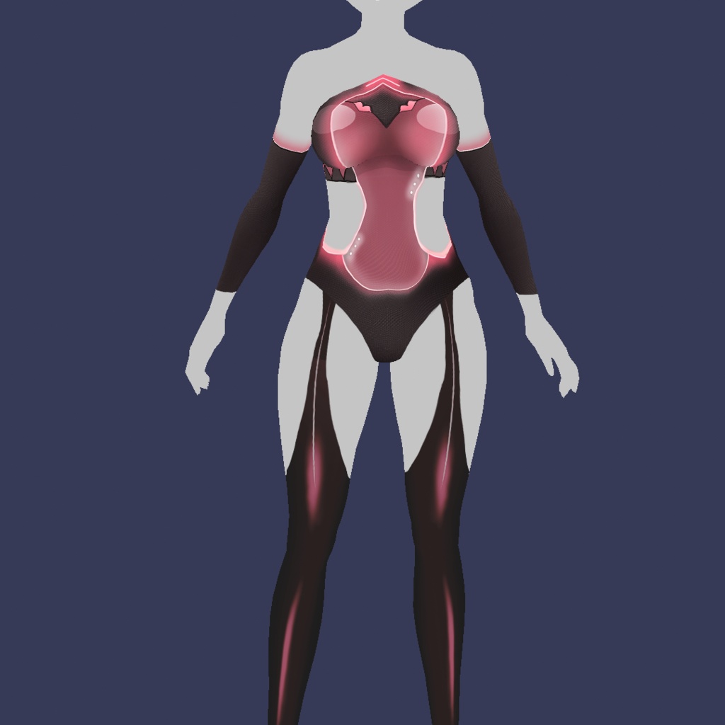 Body Neon Fantasy Vroid Body texture