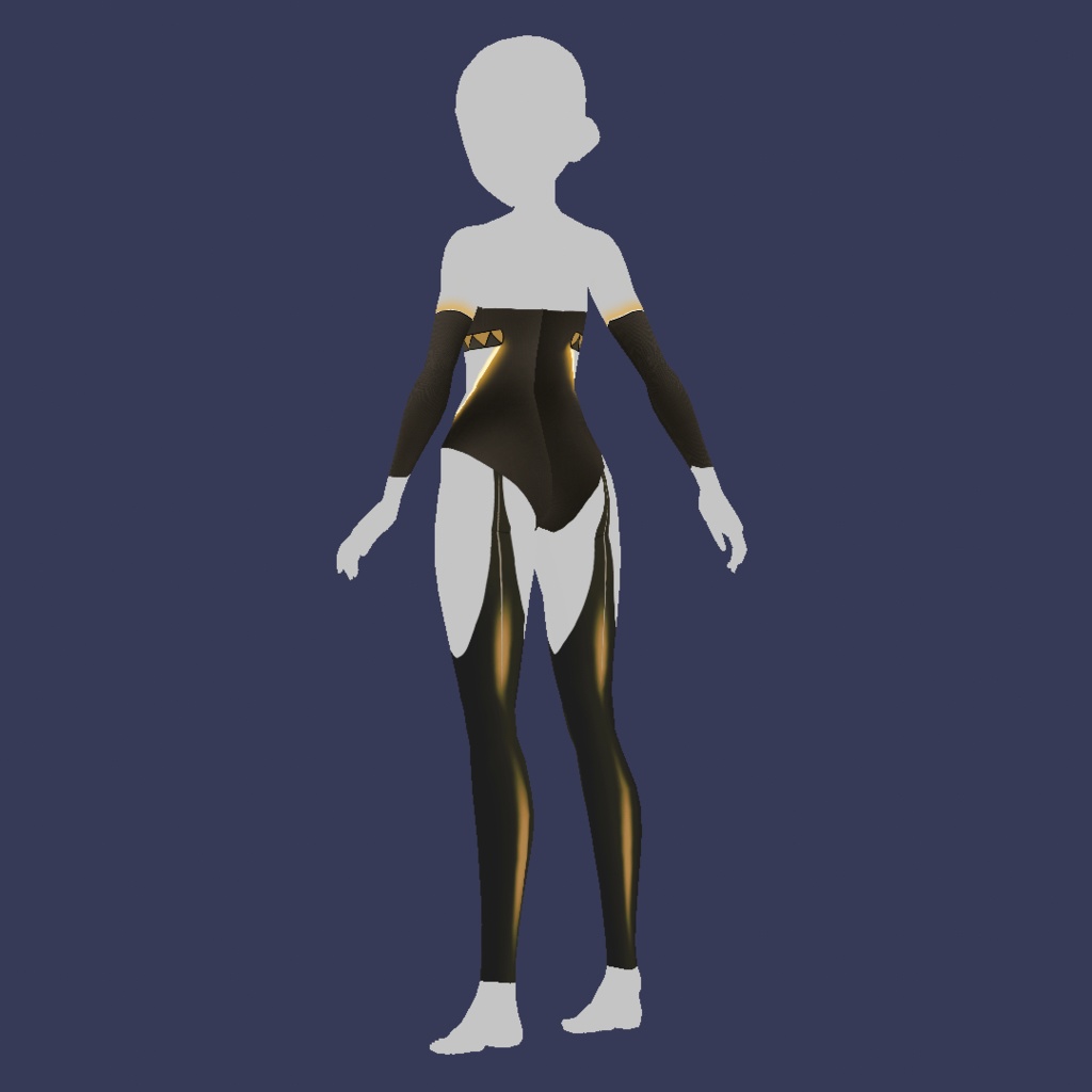 Body Neon Fantasy Vroid Body texture