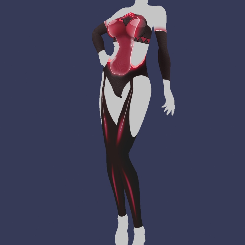 Body Neon Fantasy Vroid Body texture