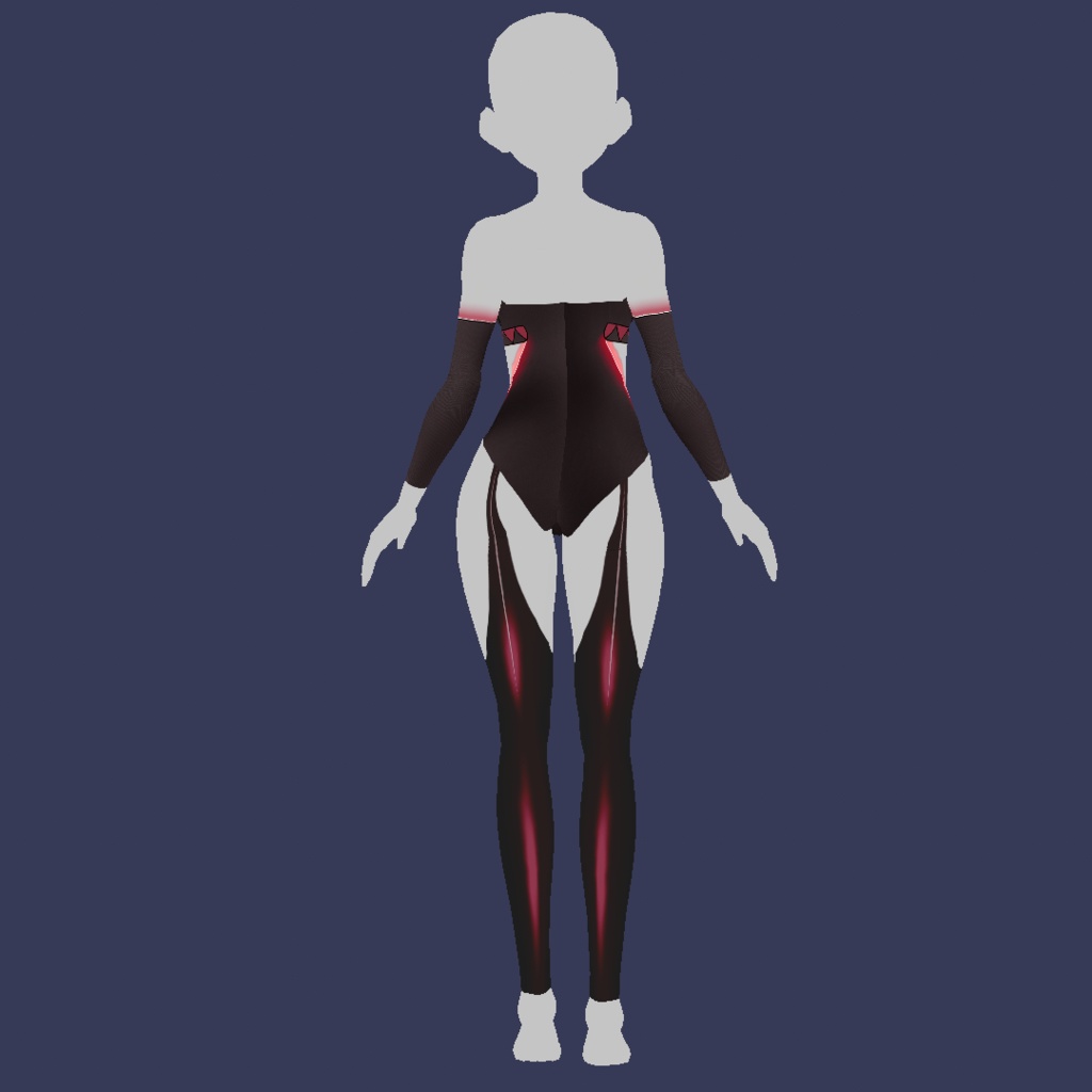 Body Neon Fantasy Vroid Body texture