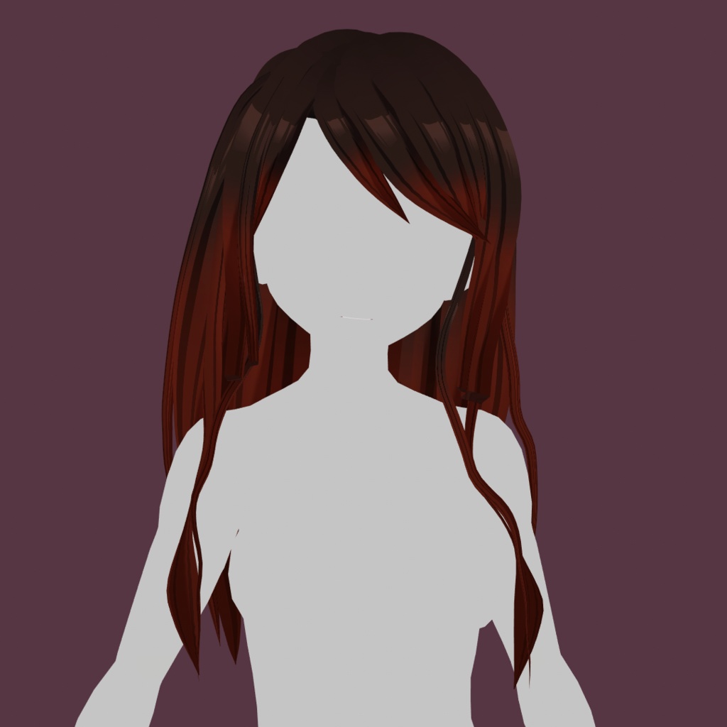 Brown Red Hair Preset Vroid