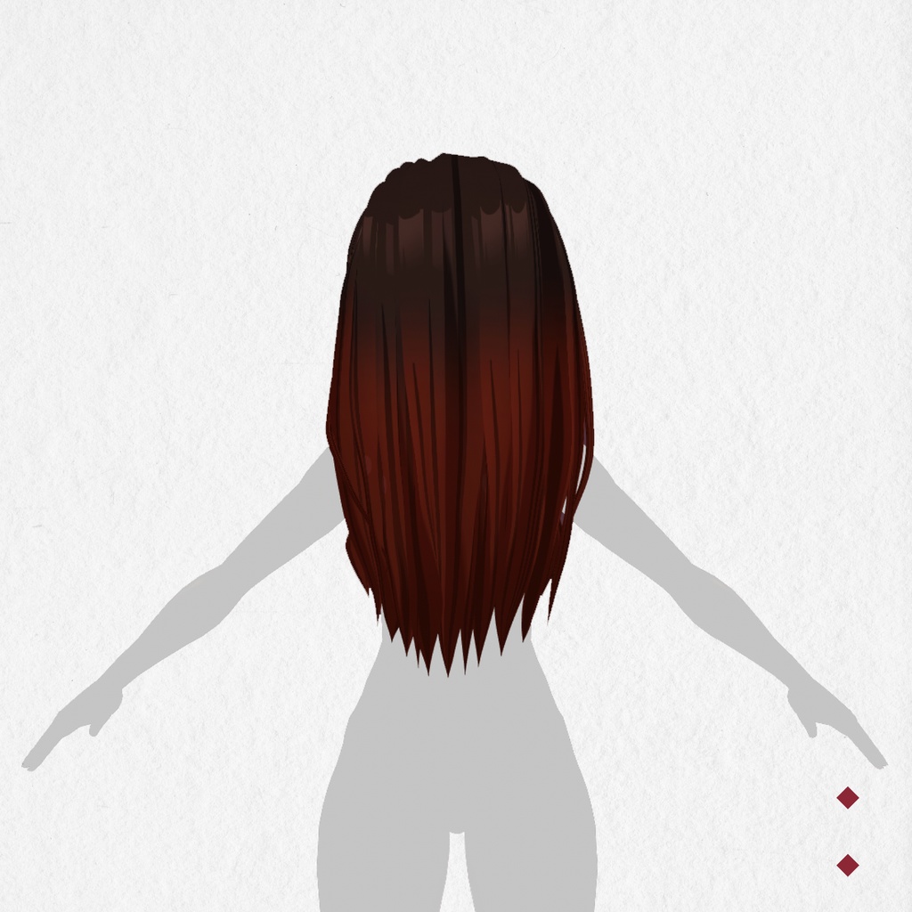 Brown Red Hair Preset Vroid