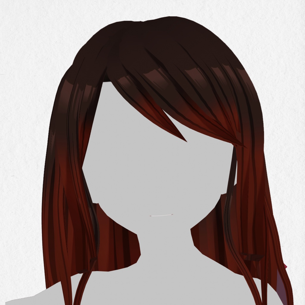Brown Red Hair Preset Vroid