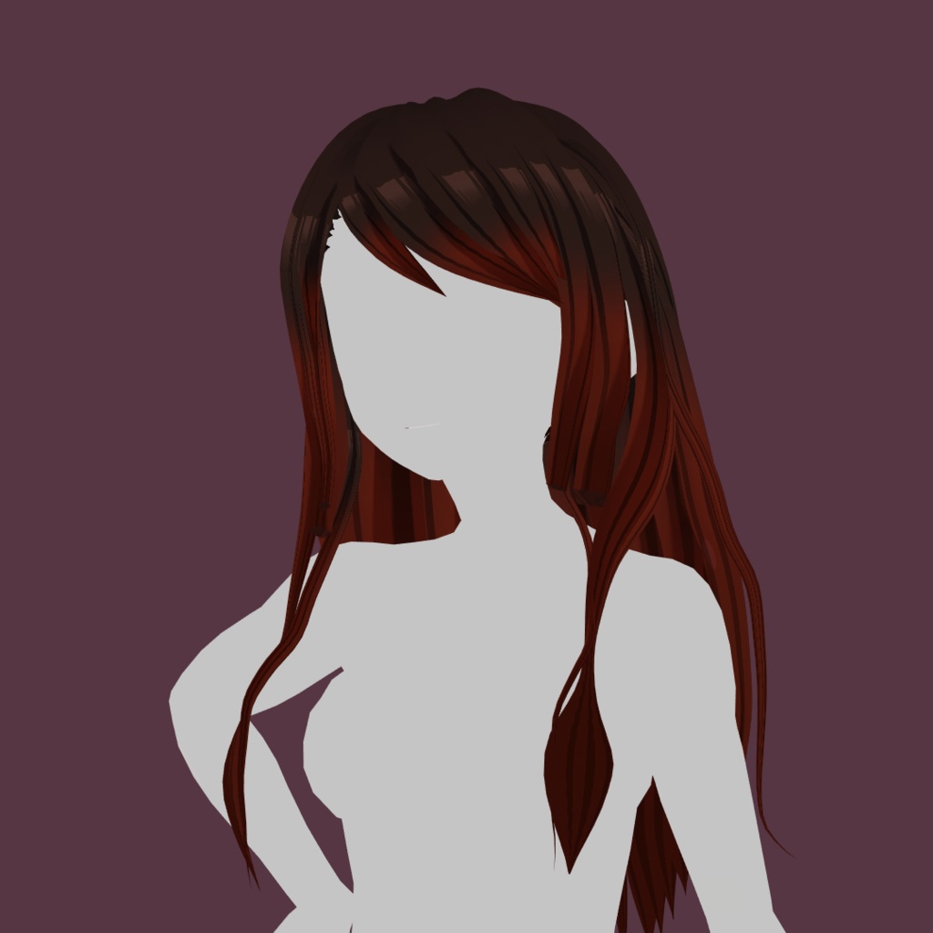 Brown Red Hair Preset Vroid