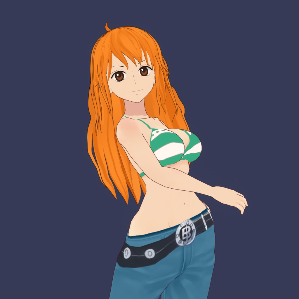 Vroid 3d model Nami .vrm .pmx
