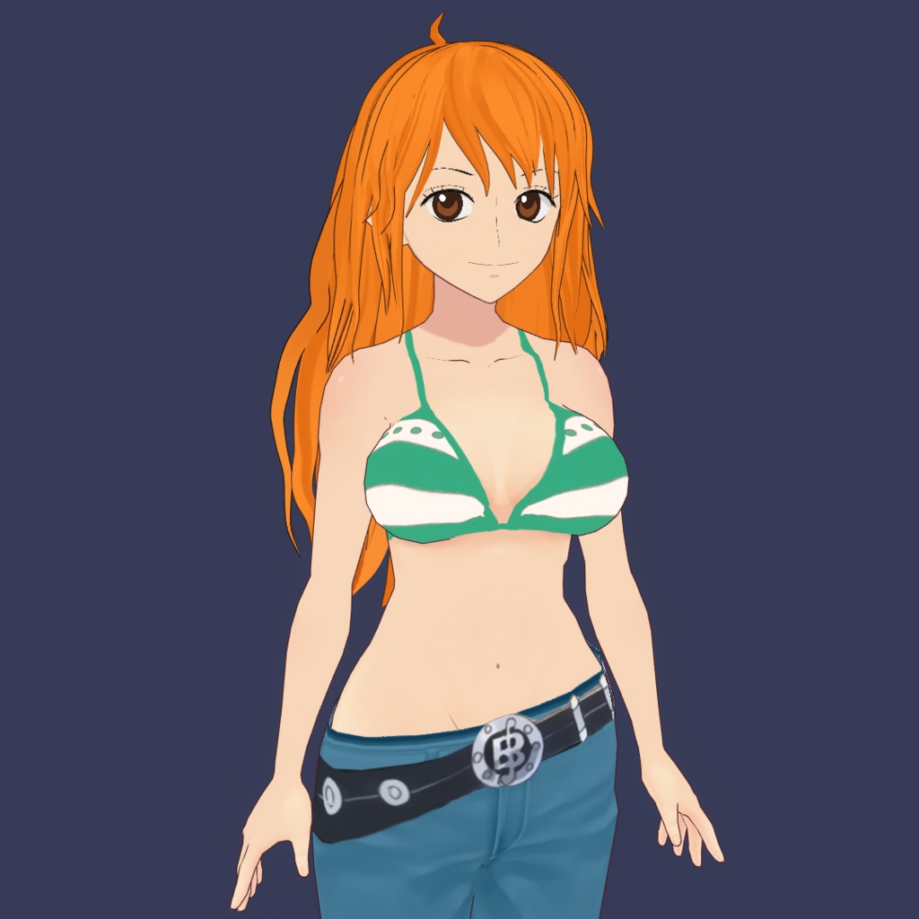 Vroid 3d model Nami .vrm .pmx