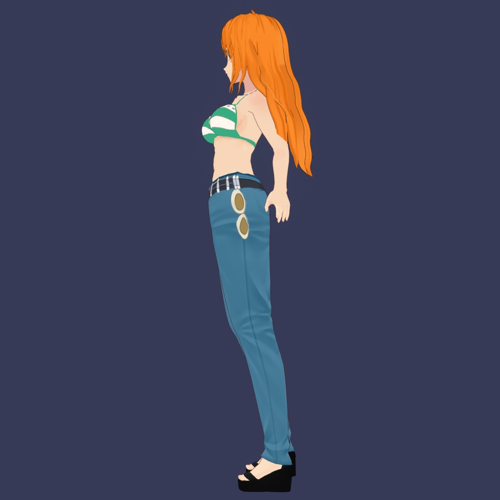 Vroid 3d model Nami .vrm .pmx