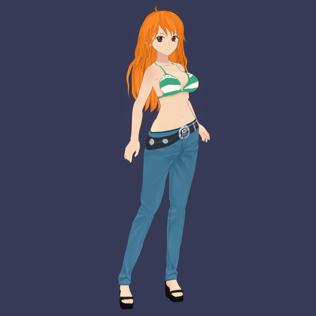 Vroid 3d model Nami .vrm .pmx
