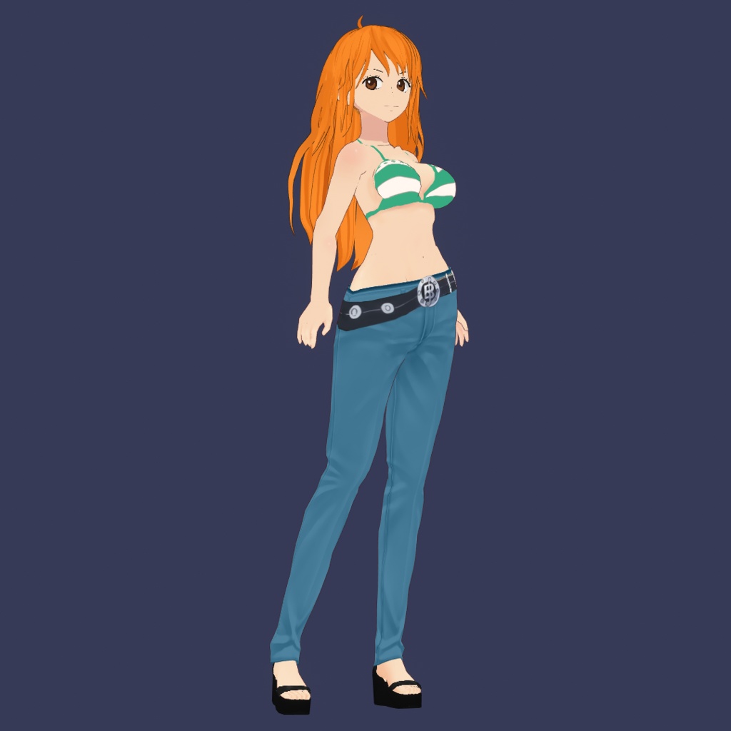 Vroid 3d model Nami .vrm .pmx