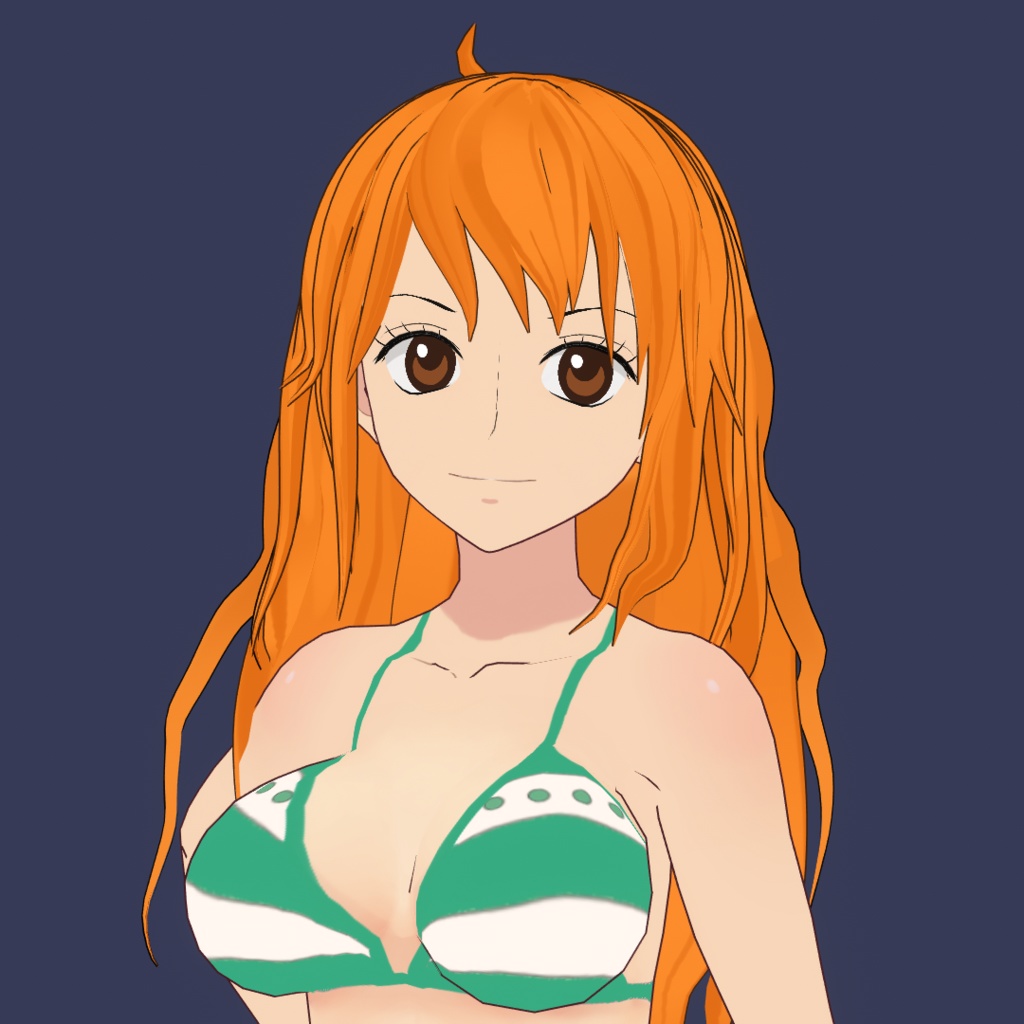 Vroid 3d model Nami .vrm .pmx