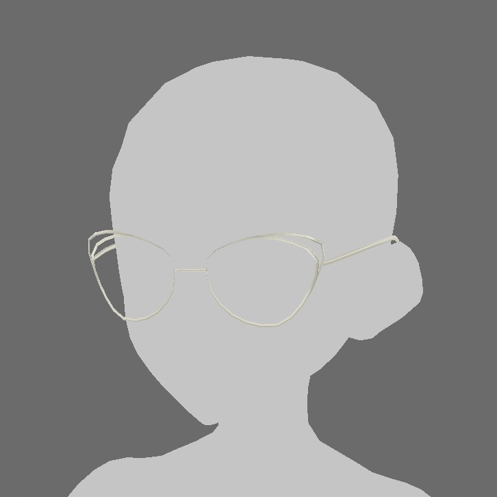 Silver Glasses Vroid Preset