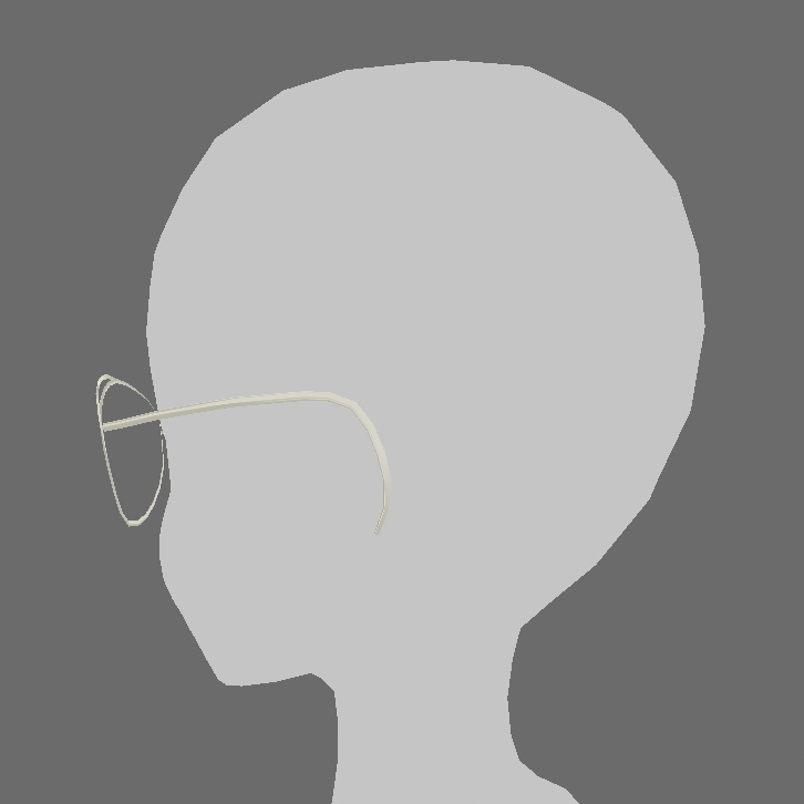 Silver Glasses Vroid Preset