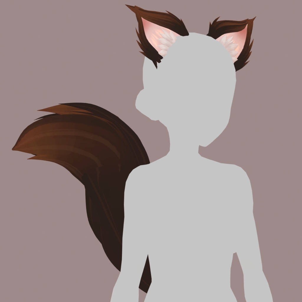 Ears and tail Hair Preset Vroid