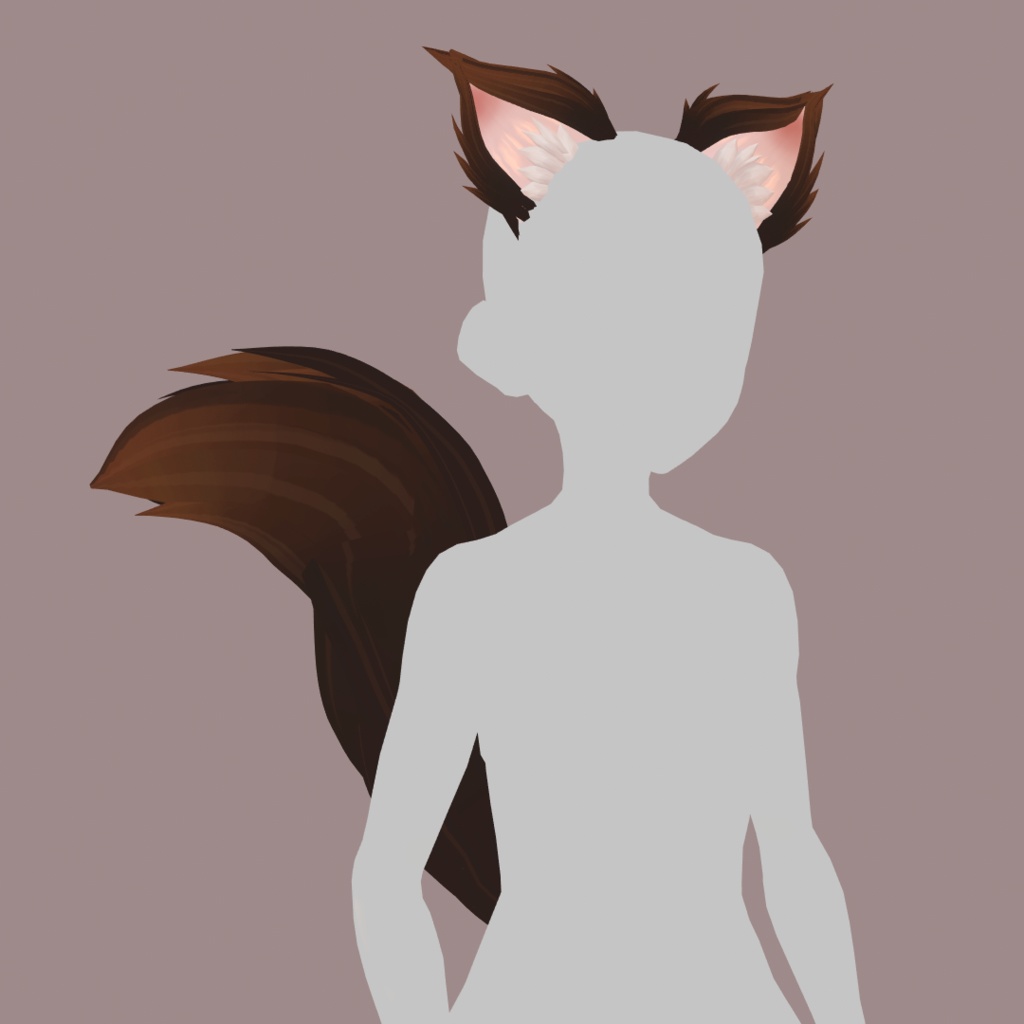 Ears and tail Hair Preset Vroid