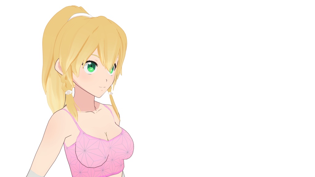 Blonde Hair Preset Vroid / 4 Hair Styles- Vroid 4 in 1