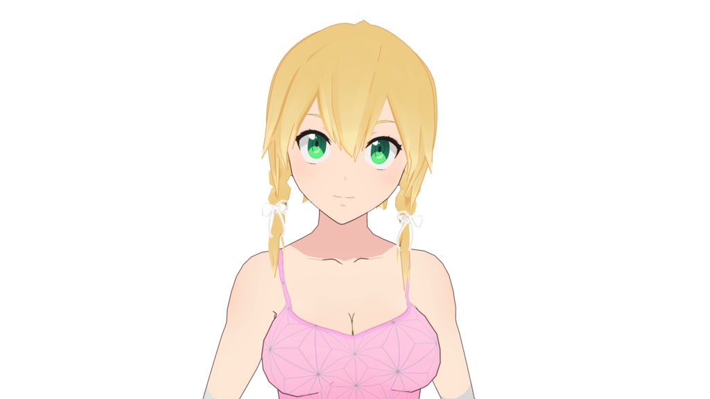 Blonde Hair Preset Vroid / 4 Hair Styles- Vroid 4 in 1