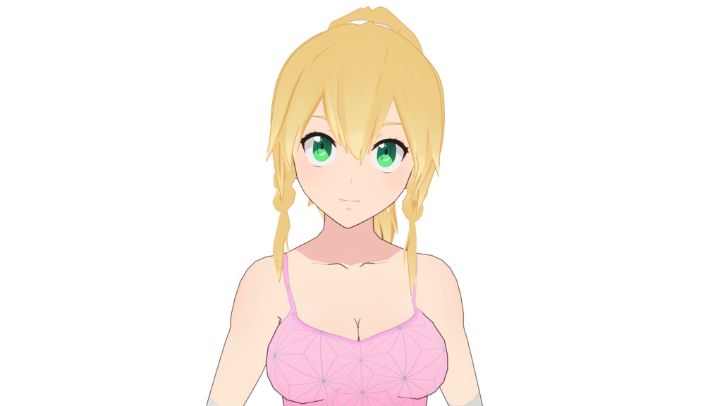 Blonde Hair Preset Vroid / 4 Hair Styles- Vroid 4 in 1