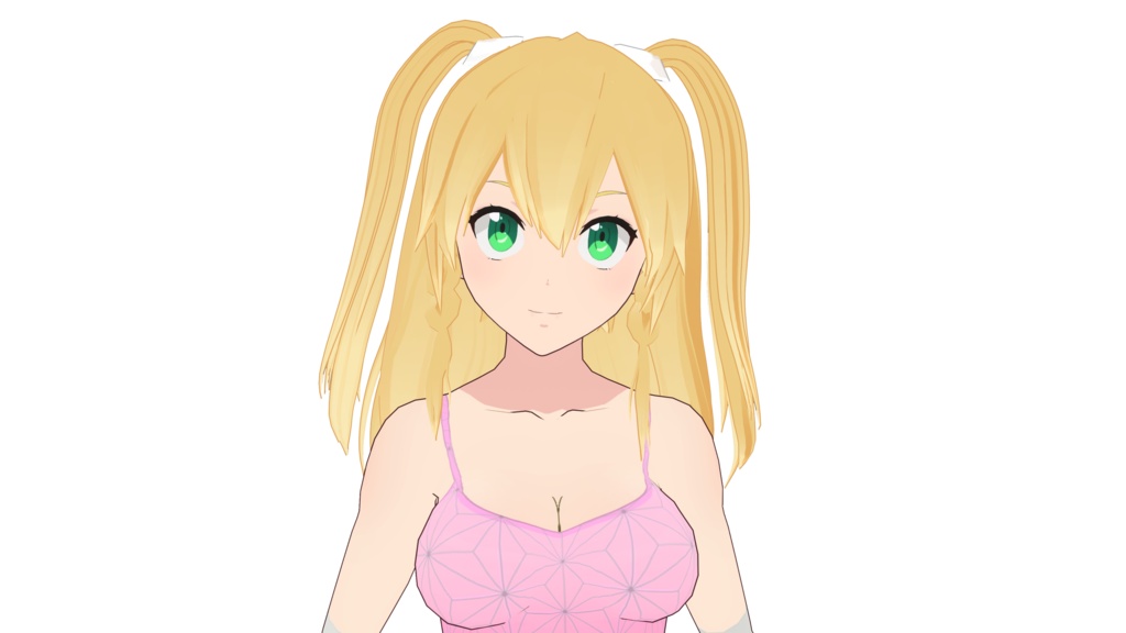 Blonde Hair Preset Vroid / 4 Hair Styles- Vroid 4 in 1