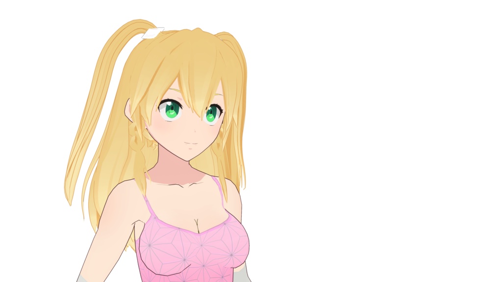 Blonde Hair Preset Vroid / 4 Hair Styles- Vroid 4 in 1