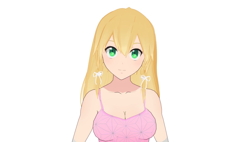 Blonde Hair Preset Vroid / 4 Hair Styles- Vroid 4 in 1