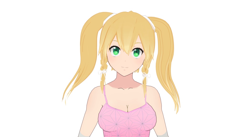 Blonde Hair Preset Vroid / 4 Hair Styles- Vroid 4 in 1