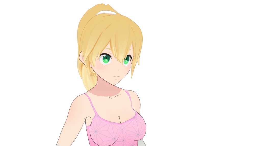 Blonde Hair Preset Vroid / 4 Hair Styles- Vroid 4 in 1