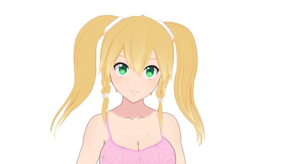 Blonde Hair Preset Vroid / 4 Hair Styles- Vroid 4 in 1