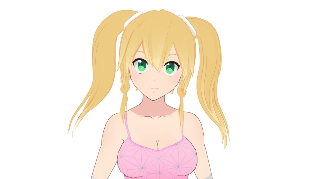 Blonde Hair Preset Vroid / 4 Hair Styles- Vroid 4 in 1