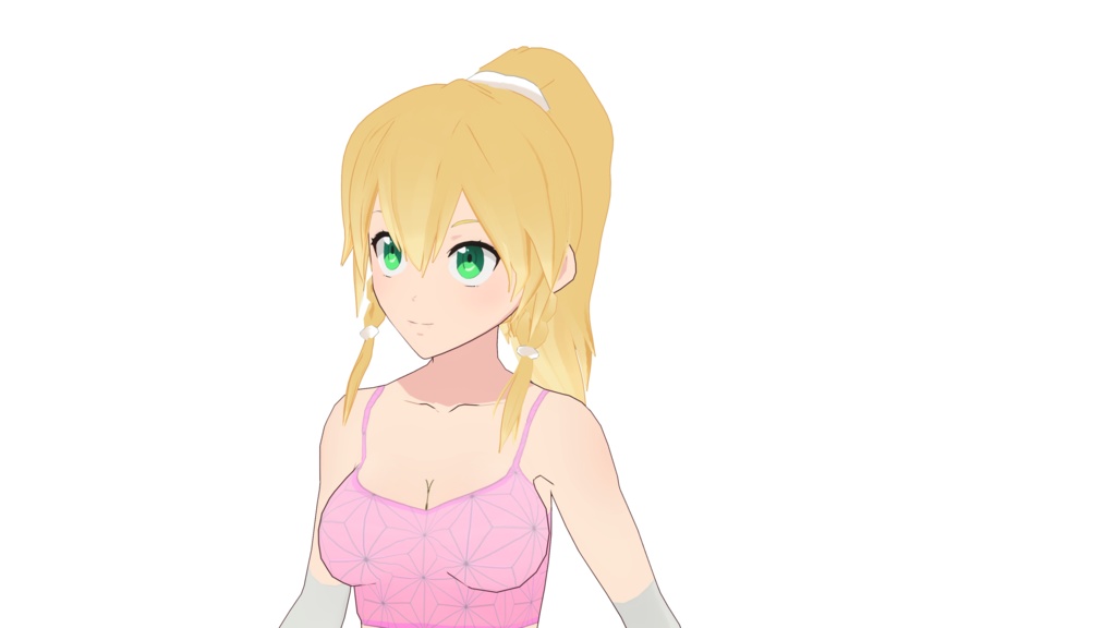 Blonde Hair Preset Vroid / 4 Hair Styles- Vroid 4 in 1