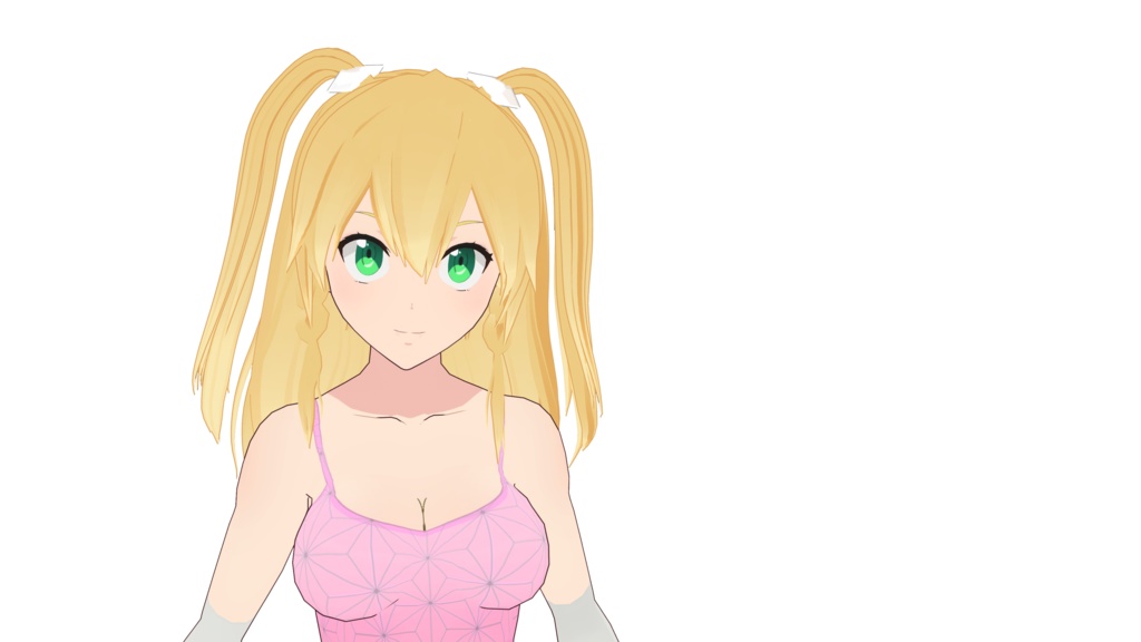 Blonde Hair Preset Vroid / 4 Hair Styles- Vroid 4 in 1