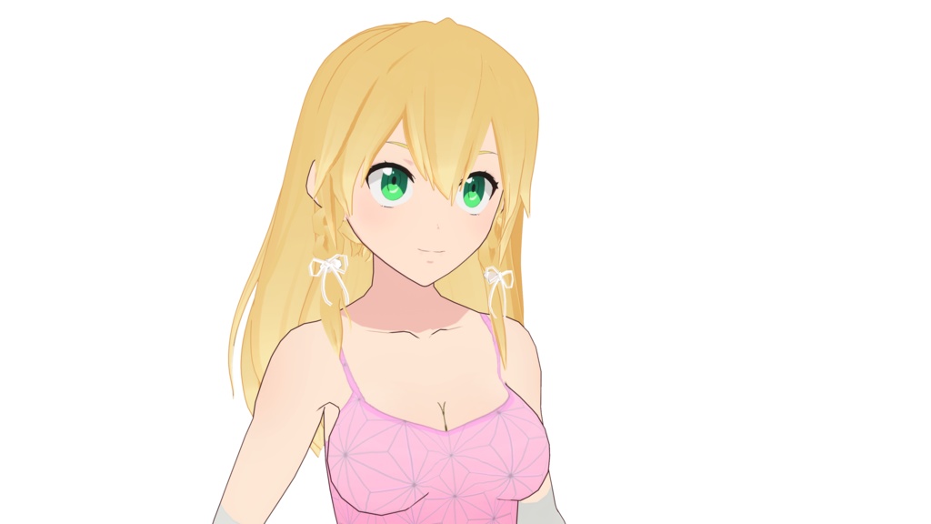 Blonde Hair Preset Vroid / 4 Hair Styles- Vroid 4 in 1