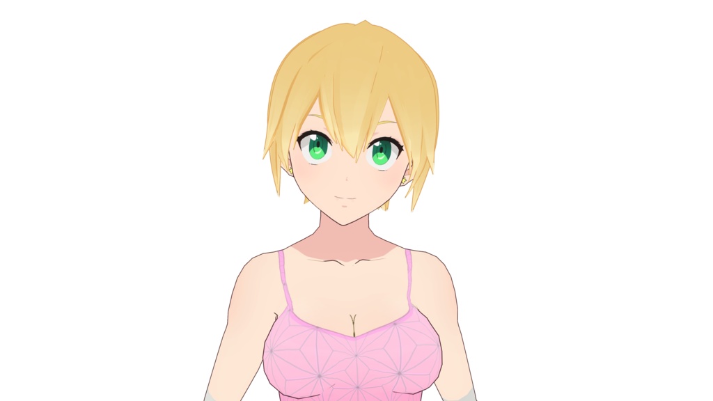 Blonde Hair Preset Vroid / 4 Hair Styles- Vroid 4 in 1