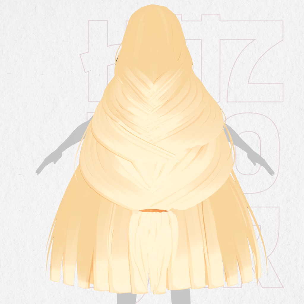 Long Hair with Big Braid Preset Vroid