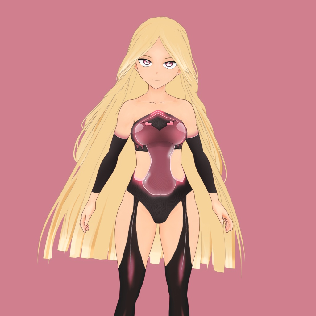 Long Hair with Big Braid Preset Vroid