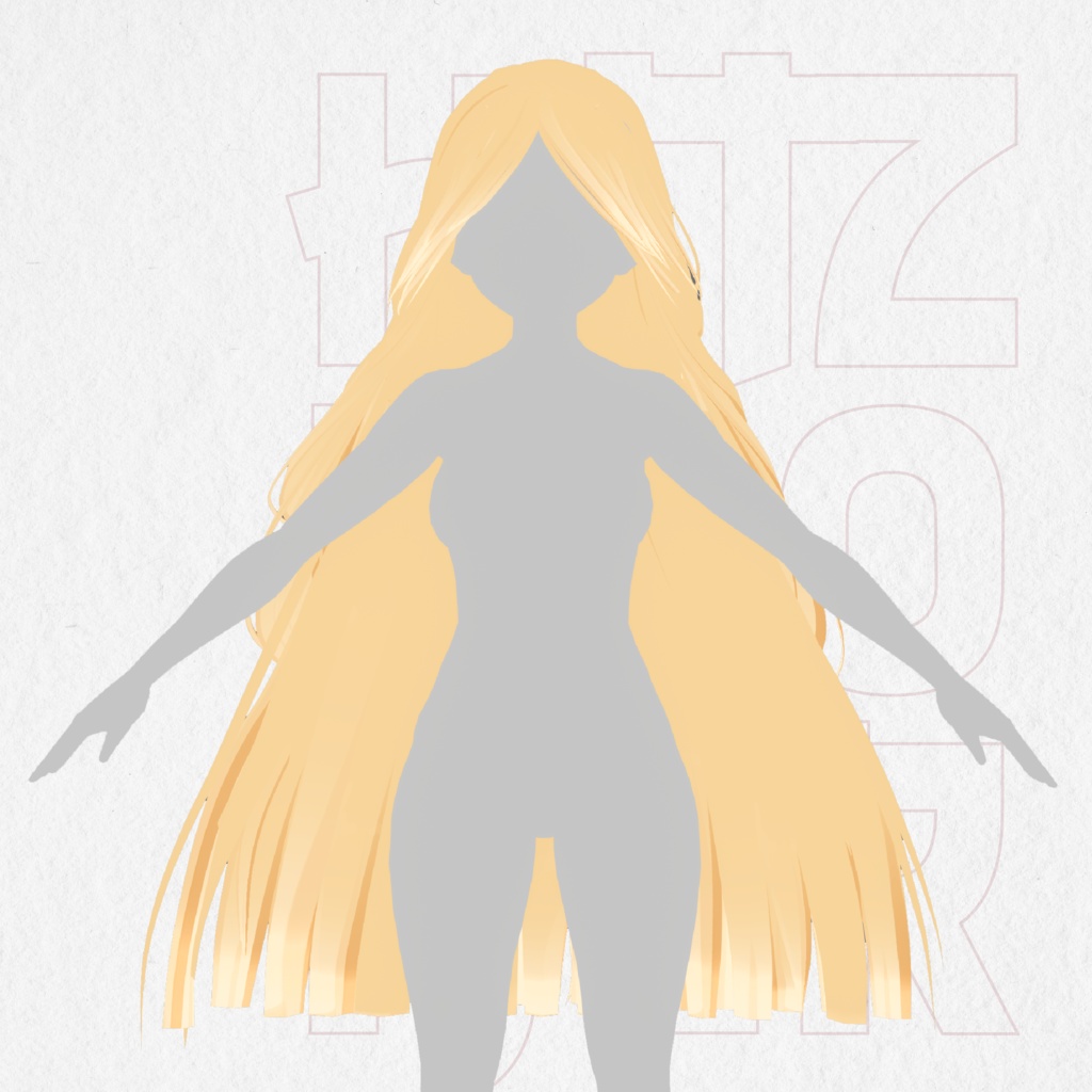 Long Hair with Big Braid Preset Vroid