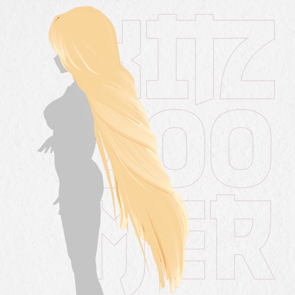 Long Hair with Big Braid Preset Vroid