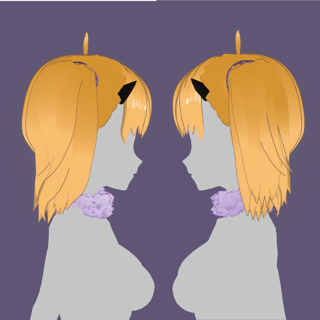 Vroid Preset Hair, Horns and Tail - Magayoshi😈