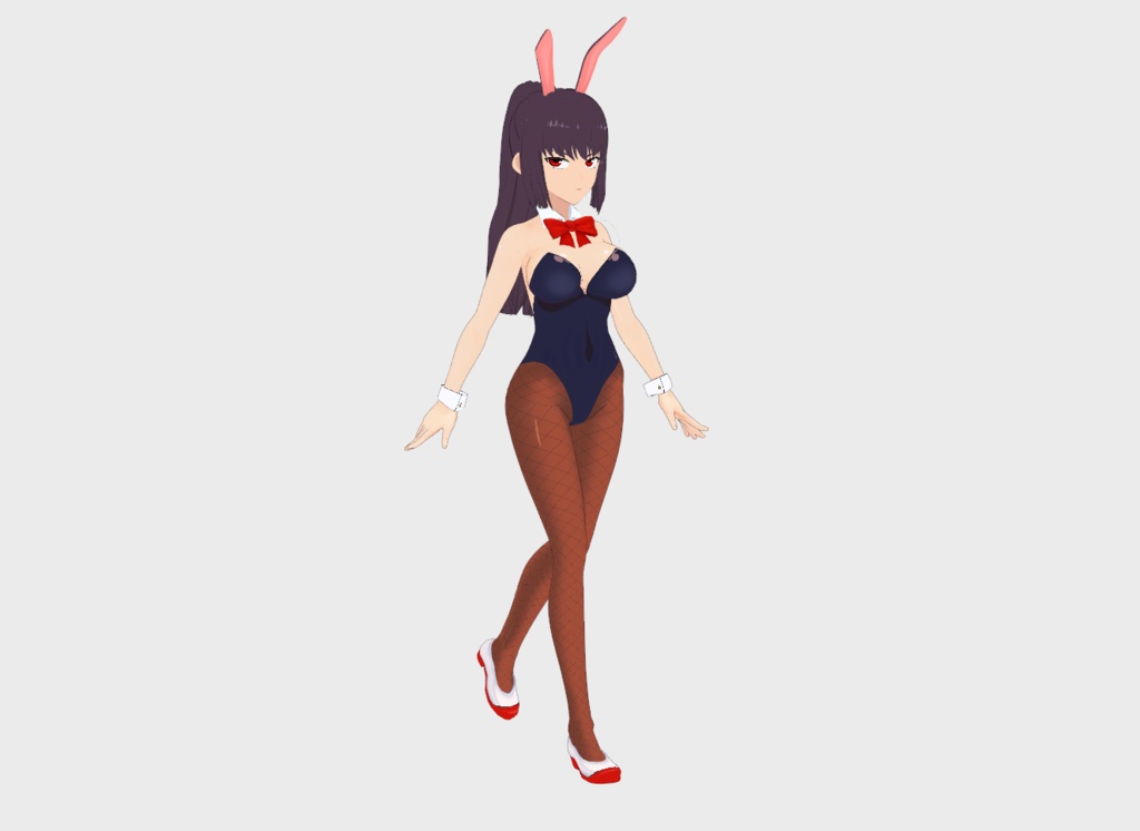 3D Model [vrm,pmx] Bunny President Nagatoro - Kitzoomer - 2/4