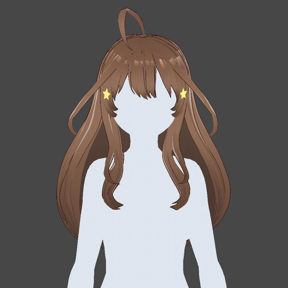 Hair Preset Vroid - Long Hairstyle🌺