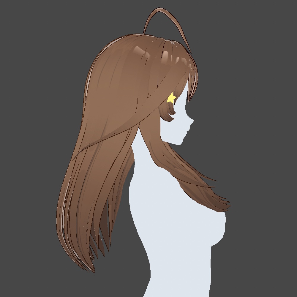 Hair Preset Vroid - Long Hairstyle🌺