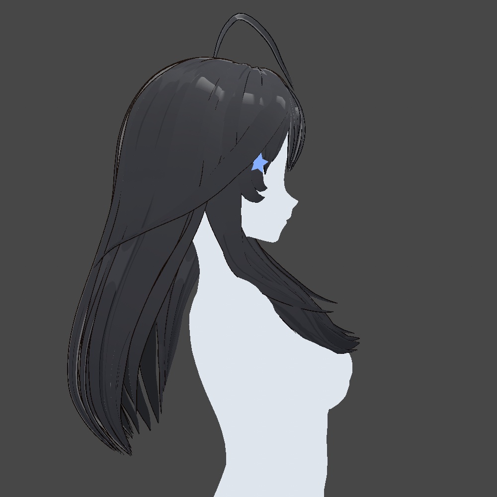 Hair Preset Vroid - Long Hairstyle🌺