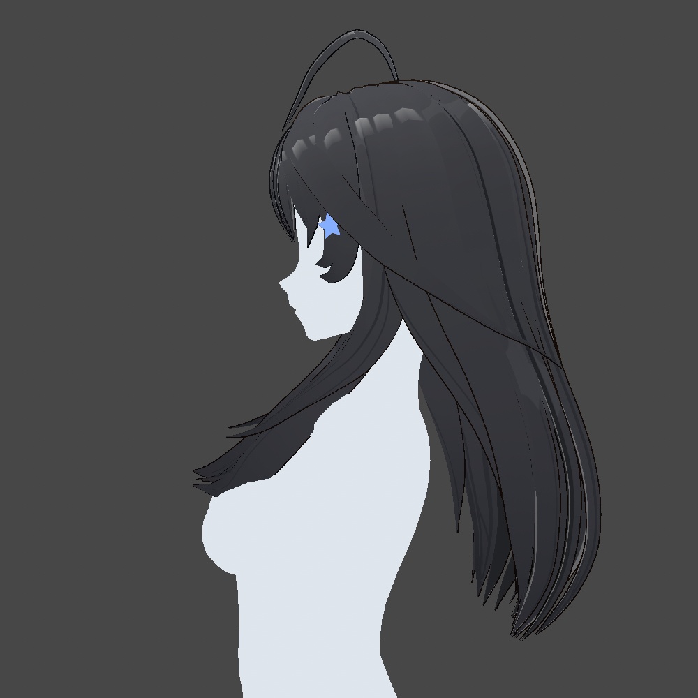 Hair Preset Vroid - Long Hairstyle🌺