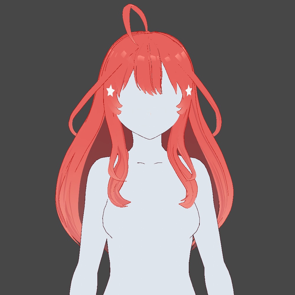 Hair Preset Vroid - Long Hairstyle🌺