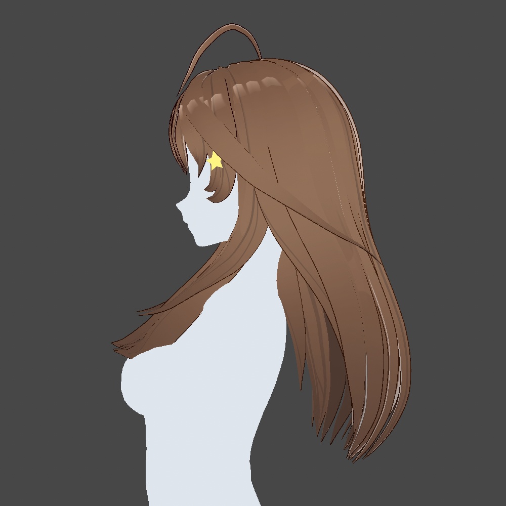 Hair Preset Vroid - Long Hairstyle🌺