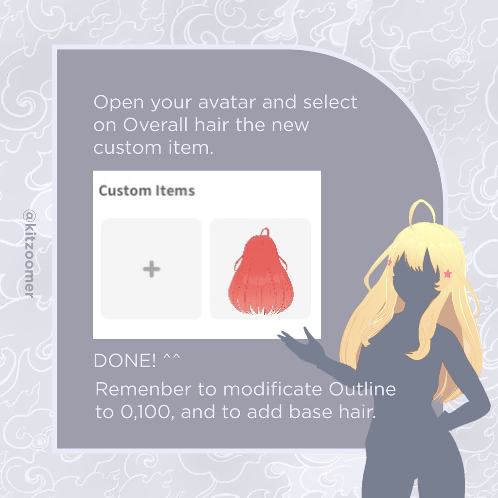 Hair Preset Vroid - Sweet Hairstyle🧁